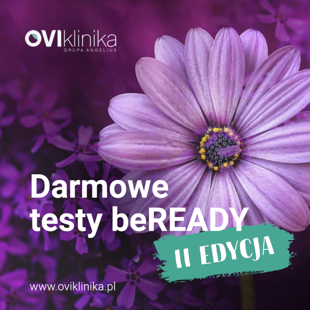 Ruszamy z II edycją bezpłatnych testów beREADY w OVIklinice OVIklinika